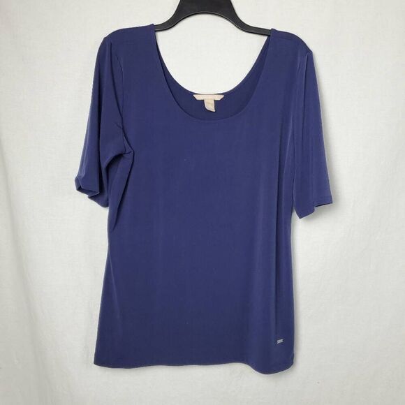 Banana Republic XL Navy SS Top - Picture 2 of 6
